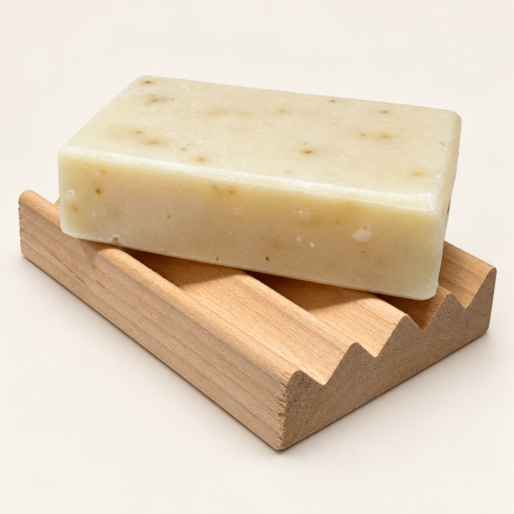 Alder Wood Boardwalk Soap Dish