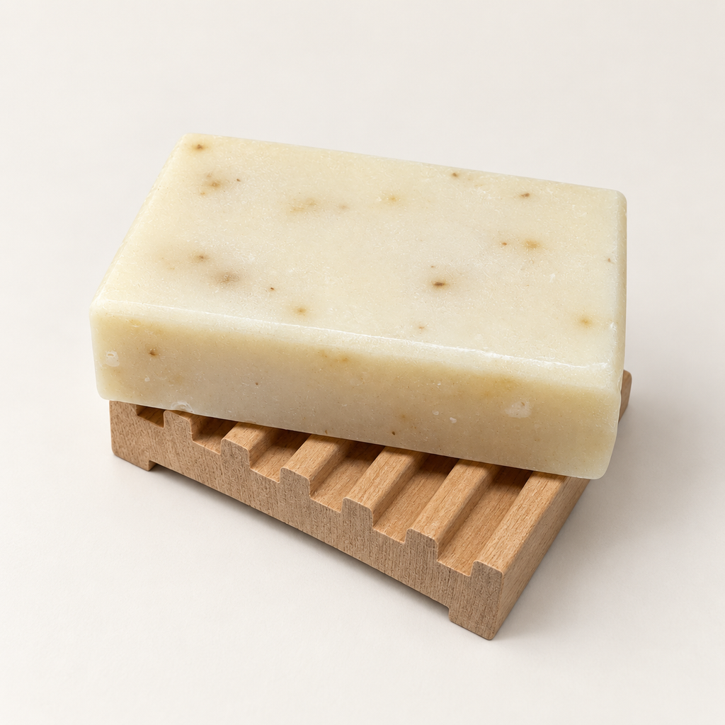 Mini Battlement - Alder Wood Soap Dish