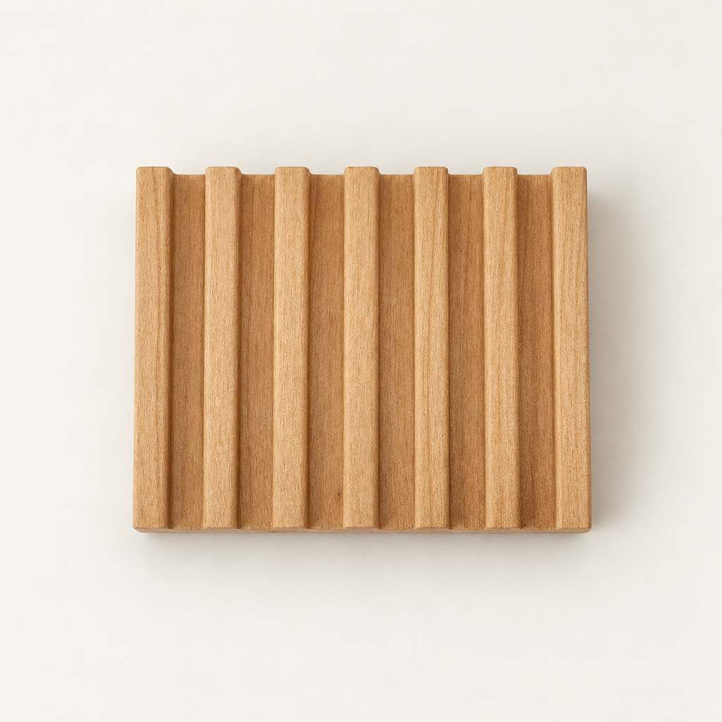 Mini Battlement - Alder Wood Soap Dish