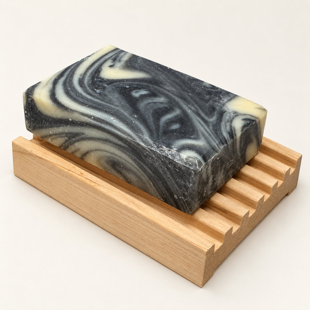 Battlement Alder Wood Soap Dish