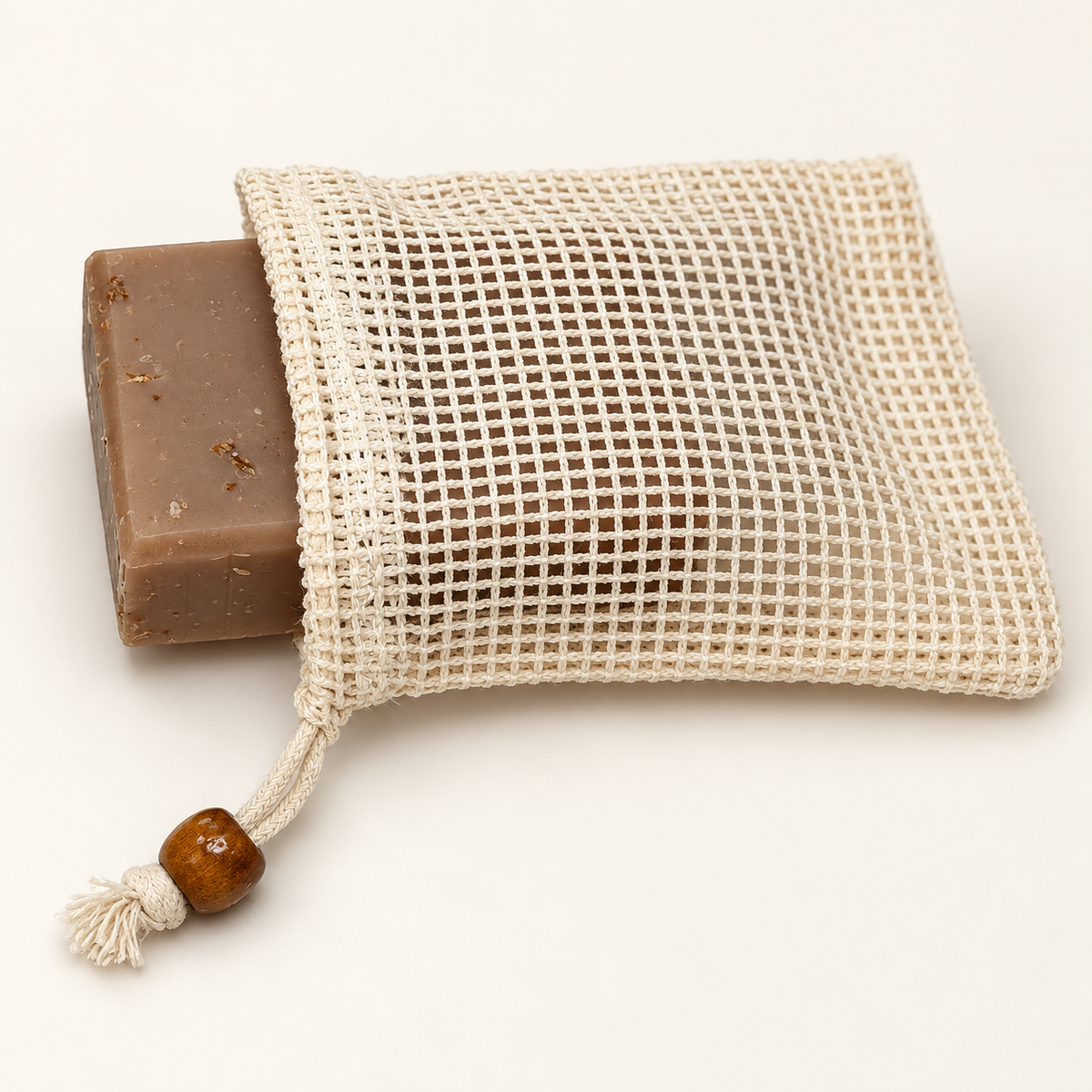 Cotton Soap Saver Pouch